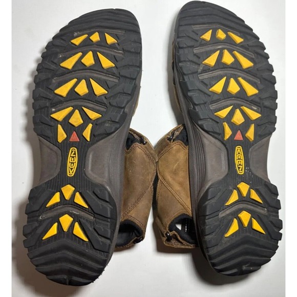 Keen Shoes Men’s Size 12 Brown Leather Strap Open ￼Toe Hiking Sandals Outdoors ￼ - Picture 8 of 9
